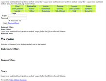 Tablet Screenshot of gammonluck.pokeraffiliatesolutions.com